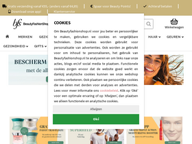 'beautyfashionshop.nl' screenshot