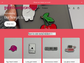 girliechaos.com homepage screenshot
