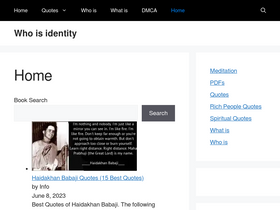 'whoisidentity.com' screenshot