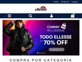 'ellesse.cl' screenshot