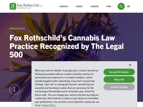 'foxrothschild.com' screenshot