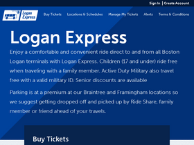 'loganexpress.com' screenshot