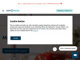 'tappwater.co' screenshot