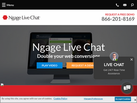 'ngagelive.com' screenshot