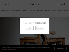 lapima.com homepage screenshot