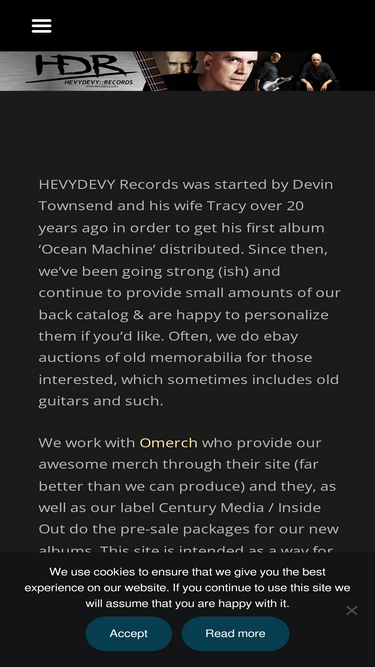 hevydevyrecords.com