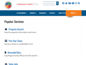 'cuyahogacounty.us' screenshot