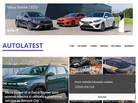'autolatest.ro' screenshot
