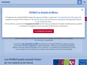 'payback.mx' screenshot