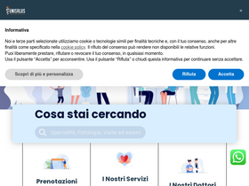 'centromedicounisalus.it' screenshot