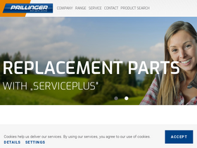 'prillinger.at' screenshot