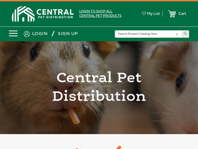 'centralpet.com' screenshot