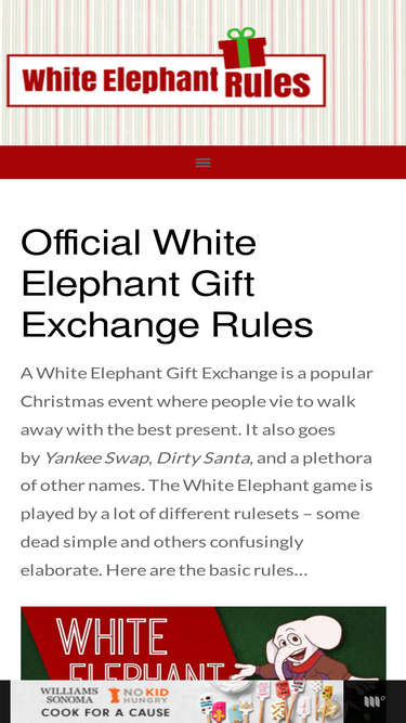 whiteelephantrules.com