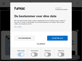 'humac.dk' screenshot