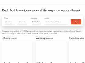 'spacebase.com' screenshot