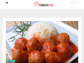 'yemekev.com' screenshot