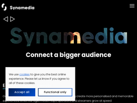 'synamedia.com' screenshot