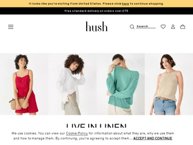 'hush-uk.com' screenshot
