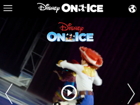 'disneyonice.com' screenshot