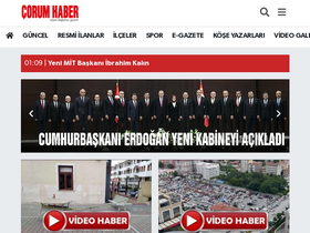'corumhaber.net' screenshot