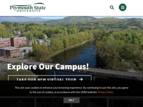 'plymouth.edu' screenshot