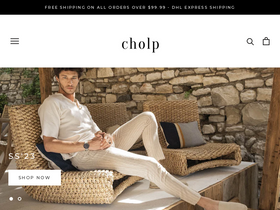 Cholp homepage screenshot