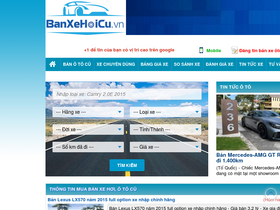 'banxehoicu.vn' screenshot