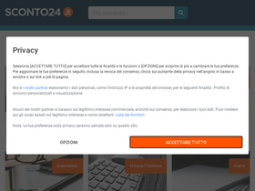 'sconto24.it' screenshot