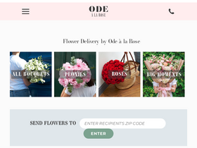 'odealarose.com' screenshot
