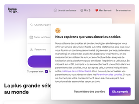 'hometogo.fr' screenshot