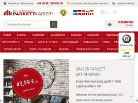 'parkettkaiser.de' screenshot