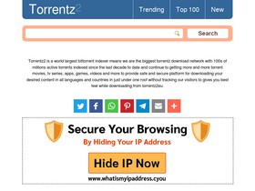 'torrentz2.cyou' screenshot