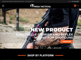 'mesatactical.com' screenshot