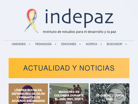 'indepaz.org.co' screenshot