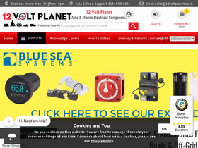 '12voltplanet.co.uk' screenshot