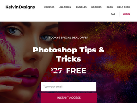 'kelvindesigns.com' screenshot