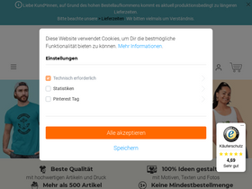 'shirtlabor.de' screenshot
