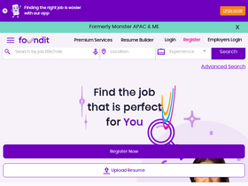 'foundit.my' screenshot