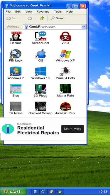 Geek Prank 😈 Windows XP Simulator and Other Online Pranks