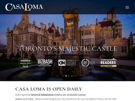'casaloma.ca' screenshot