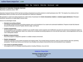'suburbancomputer.com' screenshot