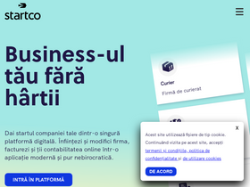 'startco.ro' screenshot