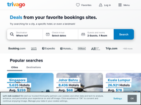 'trivago.sg' screenshot