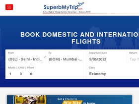 'superbmytrip.com' screenshot