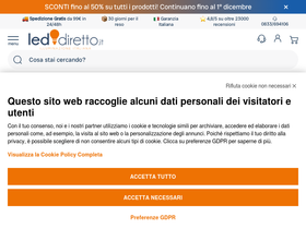 'leddiretto.it' screenshot