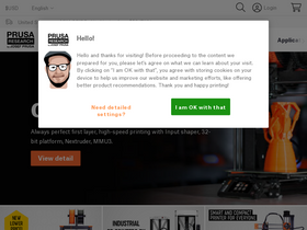 'prusa3d.com' screenshot