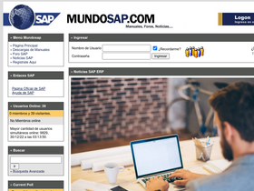'mundosap.com' screenshot