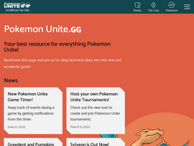 'pokemonunite.gg' screenshot