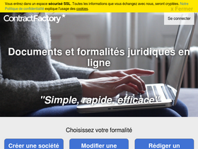 'contract-factory.com' screenshot