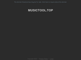 'musictool.top' screenshot